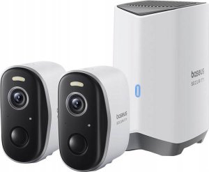 Zestaw 2 kamer zewnętrznych Baseus N1 2K (Białe) 2