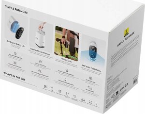 Zestaw 2 kamer zewnętrznych Baseus N1 2K (Białe) 6