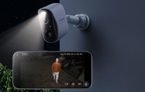 Kamera zewnętrzna Baseus N1 Plus (Biała) 9