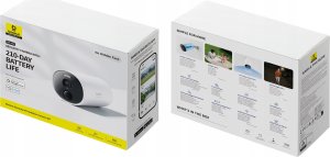 Kamera zewnętrzna Baseus B1 2k (Biała) 10