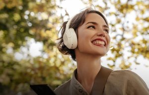 Bezprzewodowe słuchawki Haylou S30 ANC (biały) 4