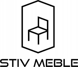 Duża Komoda Biała z Szufladami Czarny Połysk 120 CM Szafka Z Szufladami Rtv 11