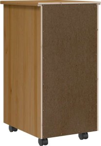 Szafka na kółkach MOSS, z szufladami, miodowy brąz, sosna 5
