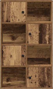 vidaXL Regał, stare drewno, 60x24x101,5 cm, materiał drewnopochodny 4