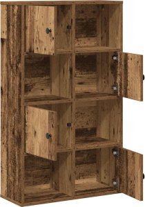 vidaXL Regał, stare drewno, 60x24x101,5 cm, materiał drewnopochodny 5