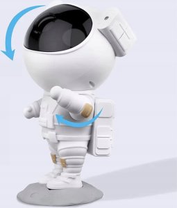 Hello Case Lampka Nocna LED Projektor Gwiazd Galaktyk Kosmos Astronauta Stojący Pilot 2