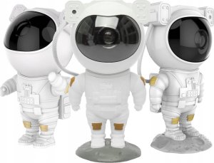 Hello Case Lampka Nocna LED Projektor Gwiazd Galaktyk Kosmos Astronauta Stojący Pilot 4
