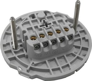 LAURITZ KNUDSEN Lampeudtag Ø83 5-polet 16A/440V hvid 3