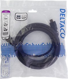 DELTACO flexible HDMI cable, 4K UltraHD at 30Hz, 5m, black 2