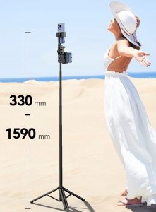 Statyw Monopod Kijek Selfie Pilot 1/4 ISO 2x Uchwyt na Telefon / ULANZI MT-70 6