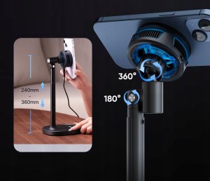 Uchwyt Podstawka Stojak Ładowarka Wentylator MagSafe Magnes iPhone ULANZI / SK-10 10