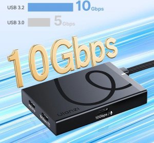 HUB Rozdzielacz 4w1 USB TYPE-C na 1x HDMI 4K 3x USB-C PD3.0 10Gbps / Ulanzi H1 4