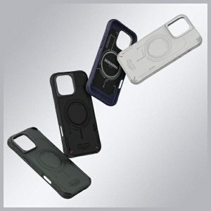 Skinarma etui Mecha iPhone 16 Pro 6.3"    Magnetic Charging czarny/black 6