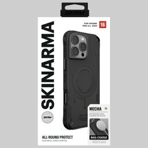 Skinarma etui Mecha iPhone 16 Pro 6.3"    Magnetic Charging czarny/black 7