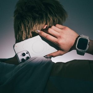 Skinarma etui Mecha iPhone 16 Pro 6.3"    Magnetic Charging granatowy/navy 7