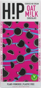 Oat milk chocolate tablet with cookies and vegan cream H!P, 70 g 2