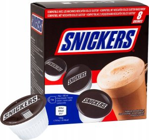 Hot chocolate pods compatible with NESCAFE(r) Dolce Gusto(r) Snickers, 8 pcs. 1