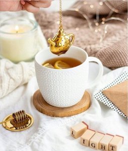 Homla Tea infuser Homla JALO Golden Teapot, 6 x 5 cm 4