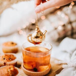 Homla Tea infuser Homla JALO Golden Teapot, 6 x 5 cm 6