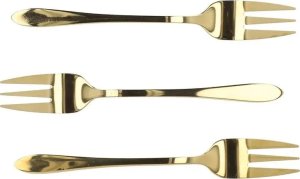 Dessert fork set Homla STILO Gold, 3 pcs. 6