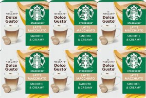 Coffee capsules compatible with NESCAFE(r) Dolce Gusto(r) Starbucks Latte Macchiato, 6 + 6 pcs. 8