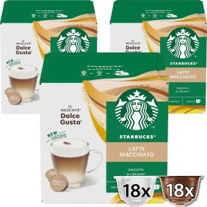 Coffee capsules compatible with NESCAFE(r) Dolce Gusto(r) Starbucks Latte Macchiato, 6 + 6 pcs. 9