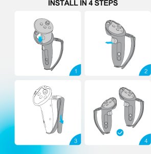 BOBOVR G3 Plus Pokrowiec na kontrolery  | do Meta Quest 3,3S 3