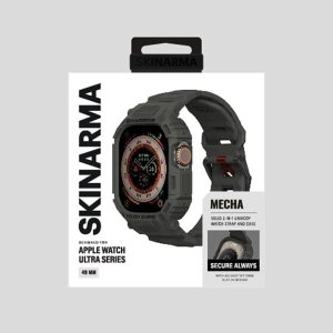 Skinarma pasek+etui Mecha 2in1 Apple      Watch 49mm oliwkowy/olive 4