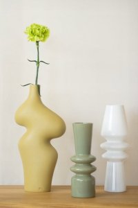 Kaemingk Szklany wazon ręcznie wykonany, CONE, Ø 9 cm 4