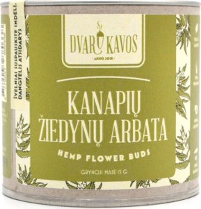 Hemp flower bud infusion Dvaro Kavos, 15 g 1