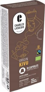 Coffee capsules compatible with Nespresso(r) Charles Liegeois Kivu, 10 pcs. 1