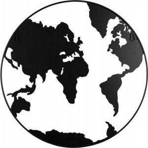 Metalowa tablica na notatki, w kształcie Ziemii, WORLD, Ø 50 cm 2