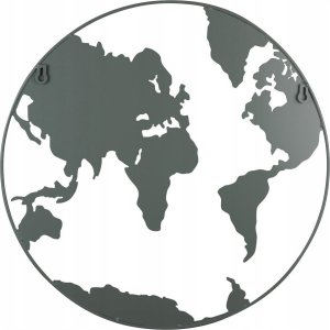 Metalowa tablica na notatki, w kształcie Ziemii, WORLD, Ø 50 cm 2