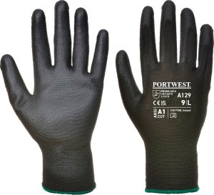 A129 - Rękawica powlekana PU - 480 par - biały 2XL 1