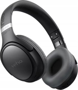 Veho ZB-4 Zestaw słuchawkowy Przewodowy i Bezprzewodowy Opaska na głowę Połączenia/muzyka USB Type-C Bluetooth Czarny, Szary 1