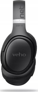Veho ZB-4 Zestaw słuchawkowy Przewodowy i Bezprzewodowy Opaska na głowę Połączenia/muzyka USB Type-C Bluetooth Czarny, Szary 3