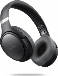 Veho ZB-4 Zestaw słuchawkowy Przewodowy i Bezprzewodowy Opaska na głowę Połączenia/muzyka USB Type-C Bluetooth Czarny, Szary 6