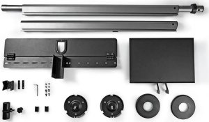 Nedis TVSM5750BK uchwyt do telewizorów 177,8 cm (70") Czarny, Srebrny 8