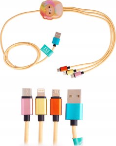 Kabel USB Kaku Squishmallows 3in1 charging cable (1.2M) Leonard 2