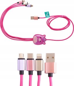 Kabel USB Kaku Squishmallows 3in1 charging cable (1.2M) Lola 2