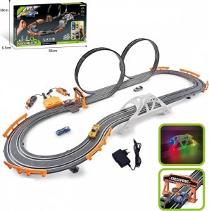 Tor wycigowy 1:64 z pętlami tor 5,2 m 2