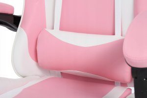 GAMING CHAIR OTE 58X61X119CM. WHITE/PINK 12