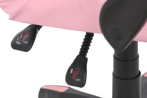 GAMING CHAIR OTE 58X61X119CM. WHITE/PINK 13