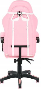 GAMING CHAIR OTE 58X61X119CM. WHITE/PINK 5