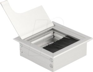 DeLOCK 66860 organizator na kable Biurko Cable grommet Srebrny 1 szt. 2