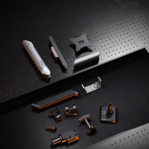 Uchwyt do monitora regulowany obrotowy Stealth II PRO RGB 17"- 42" czarny 13