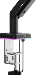 Uchwyt do monitora regulowany obrotowy Stealth II PRO RGB 17"- 42" czarny 4