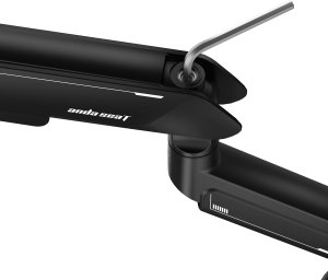 Uchwyt do monitora regulowany obrotowy Stealth II PRO RGB 17"- 42" czarny 5