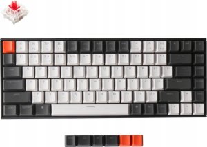 Keychron - K2 (Hot-swappable) Wireless Mechanical Keyboard v2 Białe Red 1
