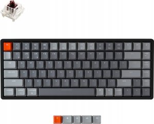 Keychron - K2 Wireless Mechanical Keyboard v2 - Bezprzewodowa Klawiatura Mechaniczna RGB Aluminium Brown A 4
